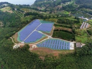 太陽光パネル完成写真
